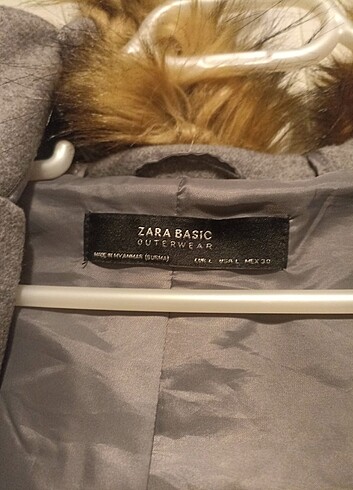 l Beden Zara panço tipi kaşe kaban