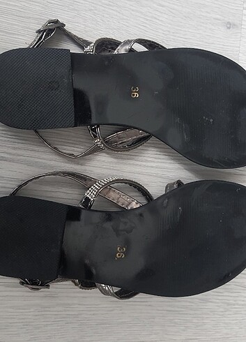 SANDALET TERLİK BAMBİ MARKA 36 NUMARA - Görsel 3