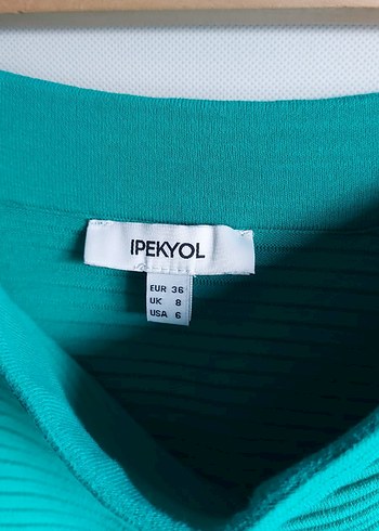 Askılı Turkuaz Uzun Pilili Abiye Elbise - Görsel 3