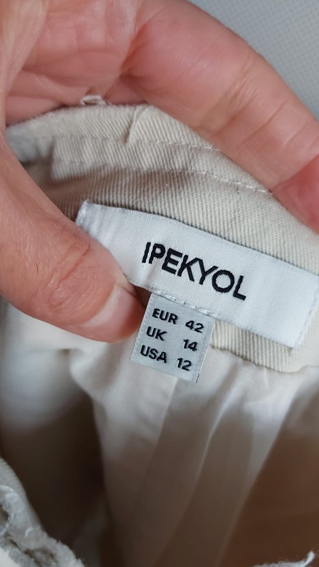 Bej Pliseli Keten Straplez Büstiyer - Görsel 3