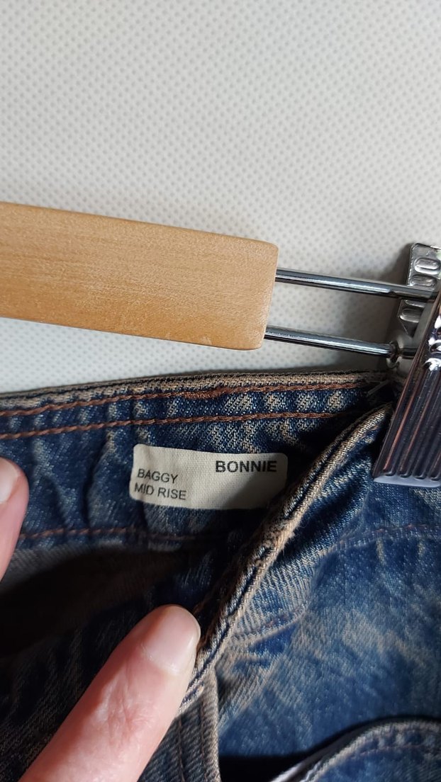 Kadın Geniş Kesim Midi Kot Pantolon - Görsel 2