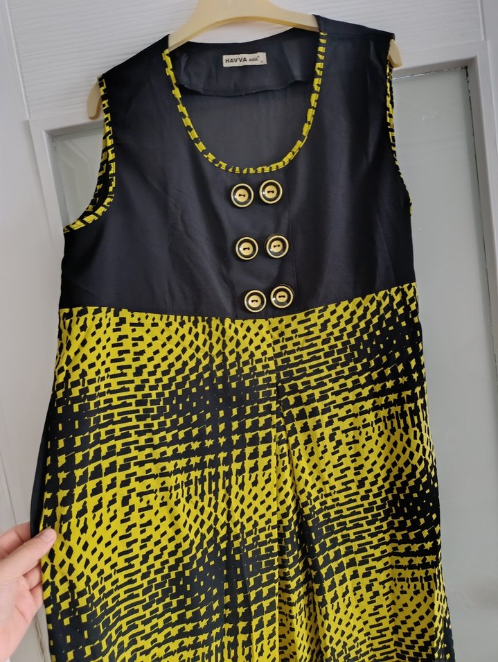 Düğmeli, Kolsuz Kadın Yelek - Görsel 4