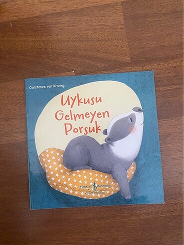 Uykusu gelmeyen porsuk çocuk kitabı sıfır yeni