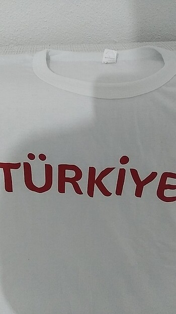 Diğer Yeni beyaz Türkiye yazılı tişört 