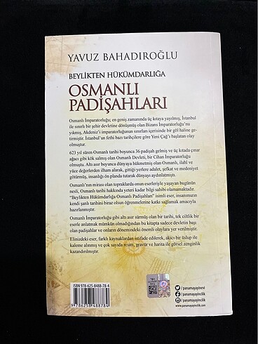  Beden Yavuz bahadıroğlu beylikten hükümdarlığa Osmanlı padişahları