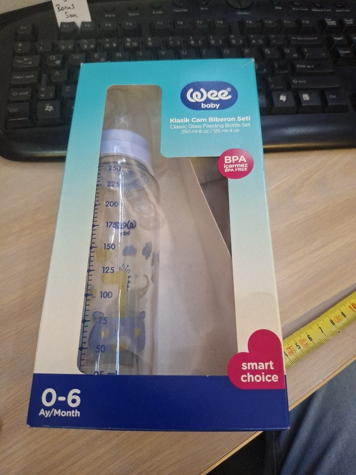 Wee Baby 0-6 Ay Klasik Cam Biberon tekli - Görsel 4