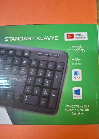 SUBSERO Standart Siyah Klavye - Görsel 3