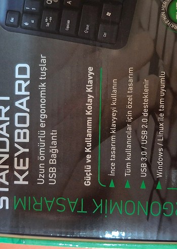 SUBSERO Standart Siyah Klavye - Görsel 9