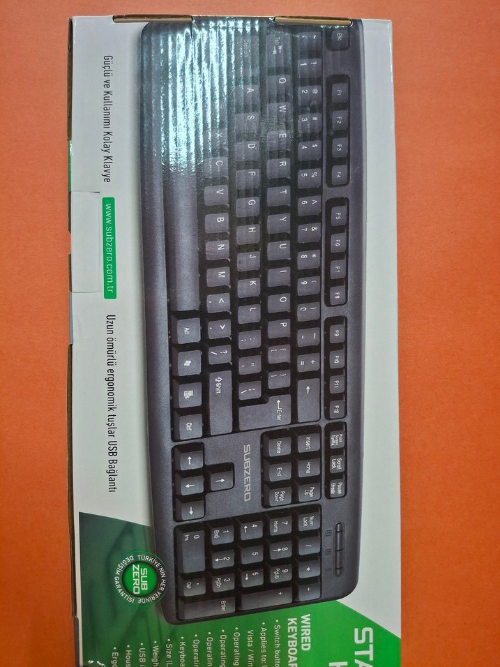 SUBSERO Standart Siyah Klavye - Görsel 5