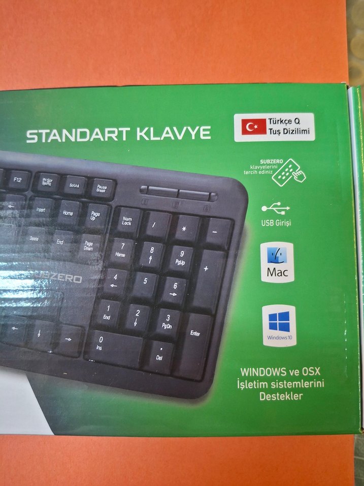 SUBSERO Standart Siyah Klavye - Görsel 3