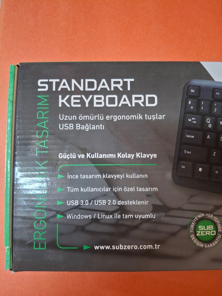 SUBSERO Standart Siyah Klavye - Görsel 2