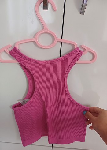 addax halter yaka crop top - Görsel 4