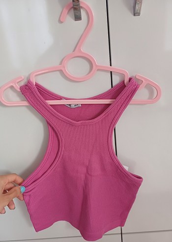 addax halter yaka crop top - Görsel 2