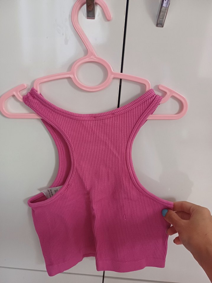 addax halter yaka crop top - Görsel 4