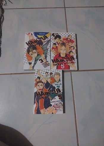 Haikyuu Manga Seti - Cilt 3, 4 ve 5