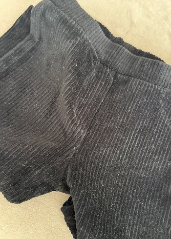 LC Waikiki Kız Çocuk Siyah ve Lacivert Pilili Denim Tayt-2adet