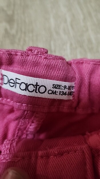 9 Yaş Beden Pembe kiz cocuk pantalon