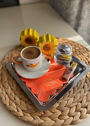 LCW HOME Karışık Bal Kabağı Baskılı Kahve fincanı