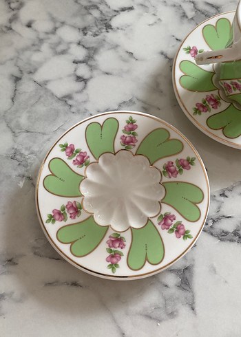 Perotti yeşil kahve fincanı - Görsel 6