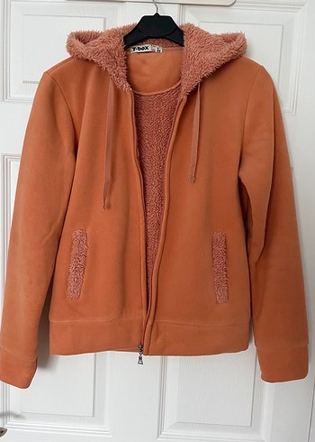 T-Box Fermuarlı Sweatshirt Mont