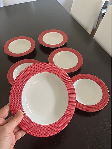 KARACA 6?lı Yemek Tabağı