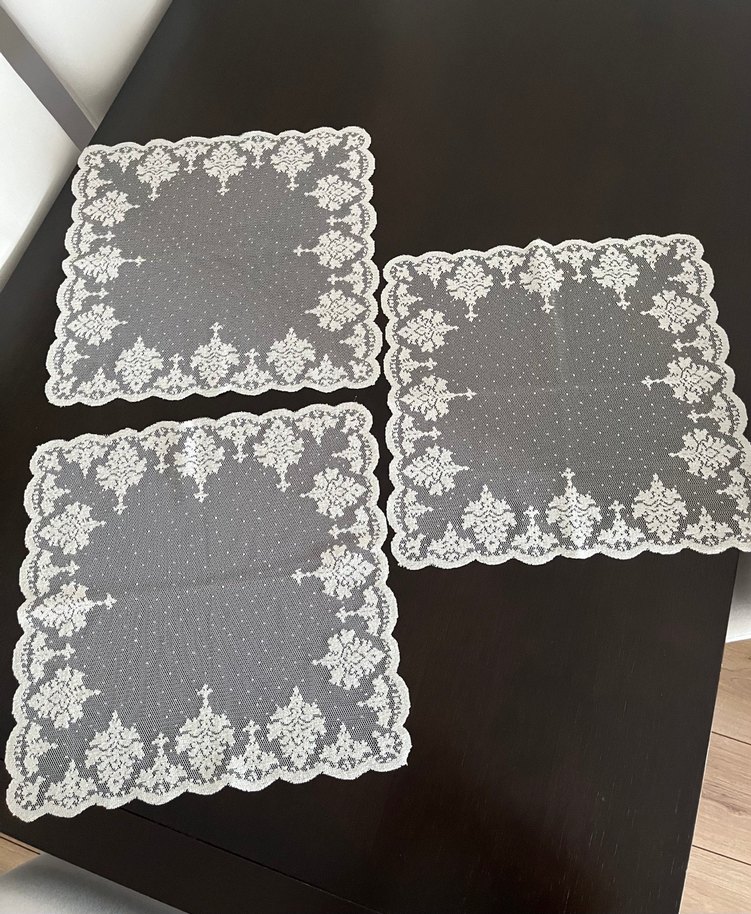 English Home 3lü Dantel Örtü Seti - Görsel 2