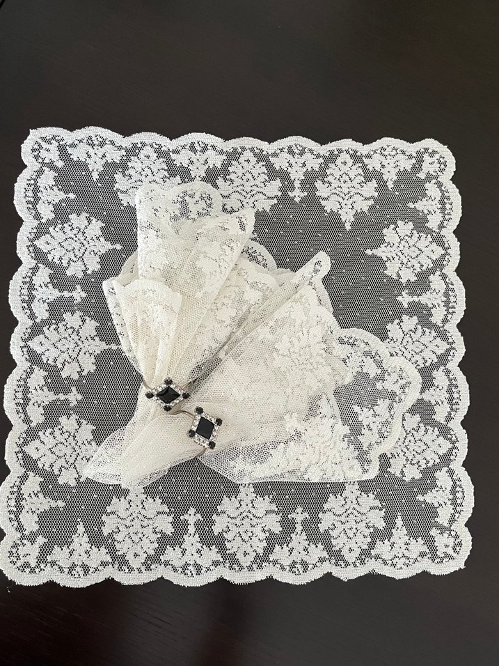 English Home 3lü Dantel Örtü Seti - Görsel 4