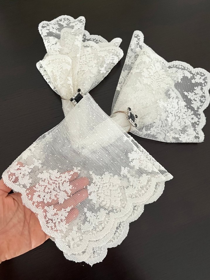 English Home 3lü Dantel Örtü Seti - Görsel 5