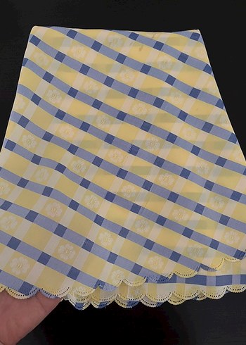 Jakarlı Dertsiz Yuvarlak Masa Örtüsü - Görsel 3