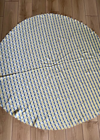 Jakarlı Dertsiz Yuvarlak Masa Örtüsü - Görsel 5