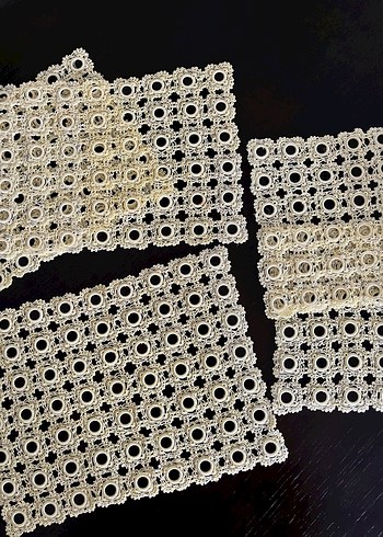 Dantel Elişi 5 Parça Oda Takımı - Görsel 4