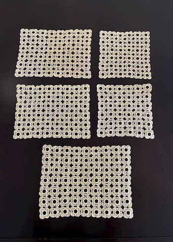 Dantel Elişi 5 Parça Oda Takımı - Görsel 5