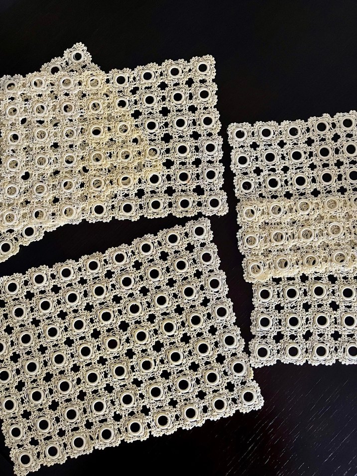 Dantel Elişi 5 Parça Oda Takımı - Görsel 4