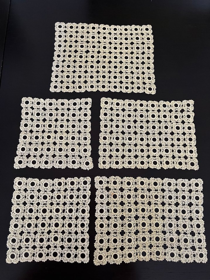 Dantel Elişi 5 Parça Oda Takımı - Görsel 3