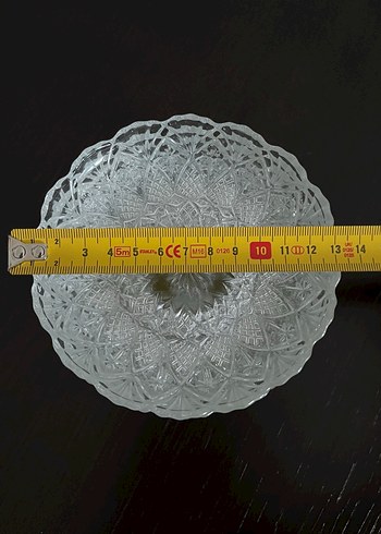 Kesme Cam Tatlı Tabağı 6 adet - Görsel 8