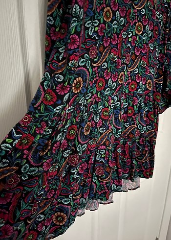 ZARA Bohem Elbise - Görsel 7