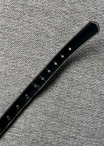 Vintage 2li Deri Kemer - Görsel 8