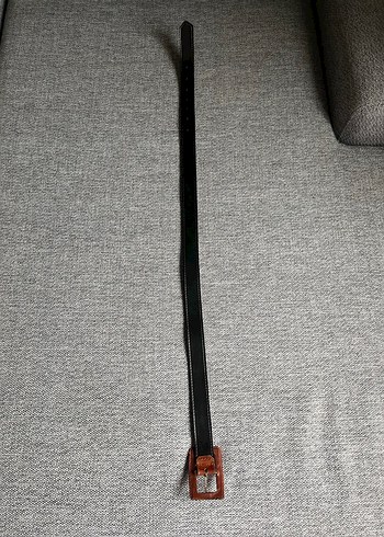 Vintage Deri Kemer - Görsel 8