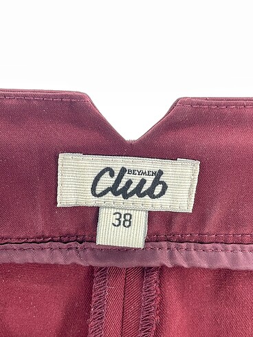 38 Beden bordo Renk Beymen Kumaş Pantolon %70 İndirimli.