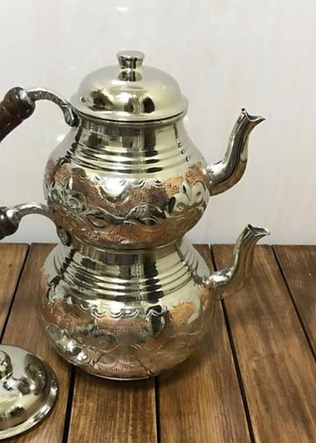 Parlak Çok Renkli Çift Katlı Çaydanlık - Görsel 4