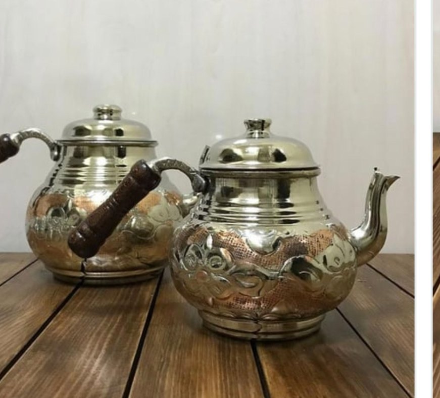 Parlak Çok Renkli Çift Katlı Çaydanlık - Görsel 2