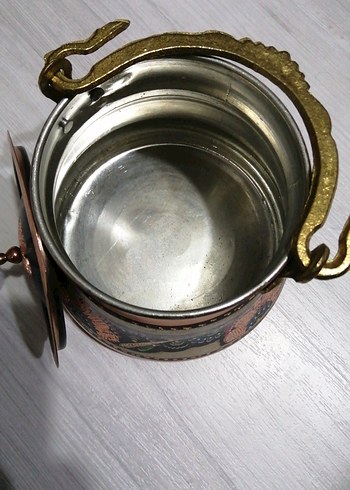 Geleneksel İşlemeli Bakır Saklama Kavanozları - Görsel 7