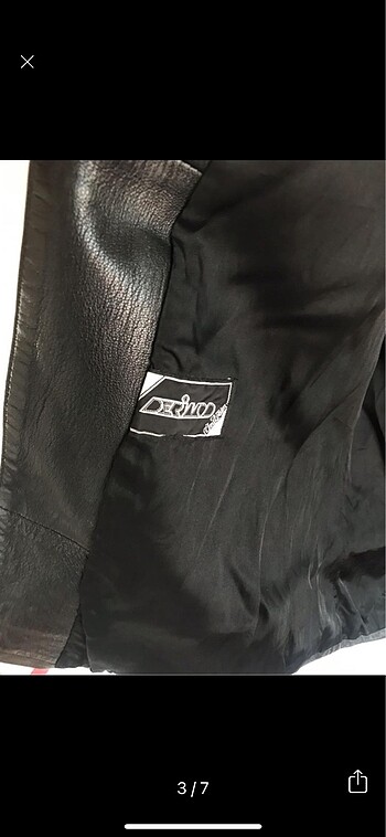 l Beden DERIMOD VINTAGE DERI CEKET UNISEX