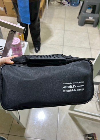 Gri 2 Kanallı Elektronik Masaj Cihazı - Görsel 4