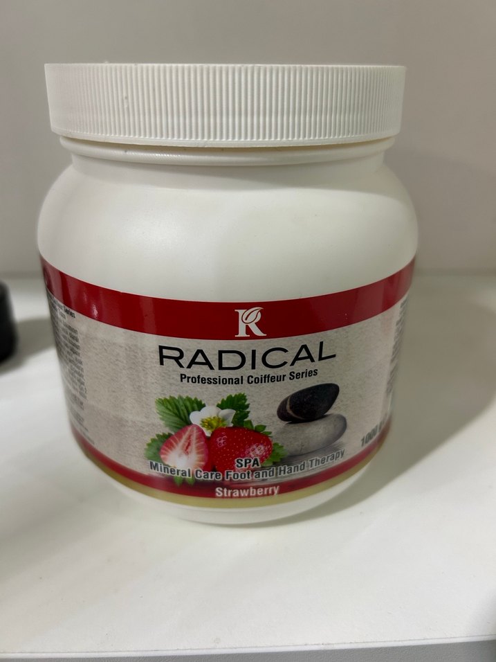 Radical Çilek Aromalı manikür pedikür tozu - Görsel 2