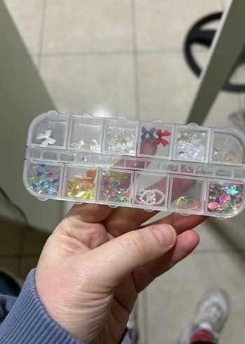 Çok Renkli Tırnak Süsleri Seti - Görsel 7