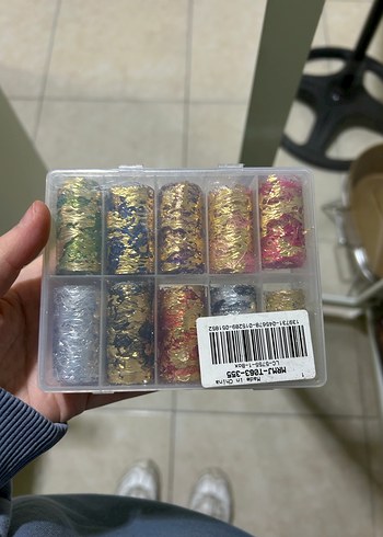 Çok Renkli Tırnak Süsleri Seti - Görsel 2