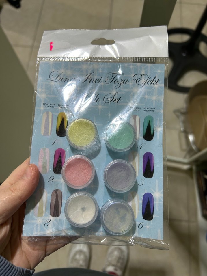 Çok Renkli Tırnak Süsleri Seti - Görsel 3