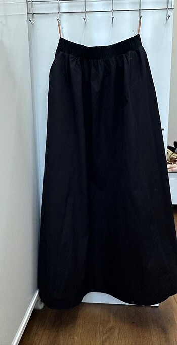 Diğer Tesettür Gabardin Siyah Etek