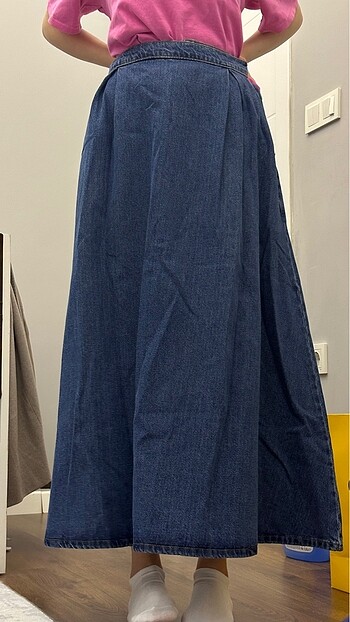 Denim&Co Demim Kot Etek